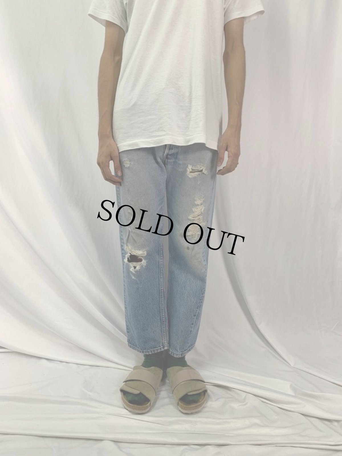 画像2: 90's Levi's 501 USA製 デニムパンツ W32 (2)