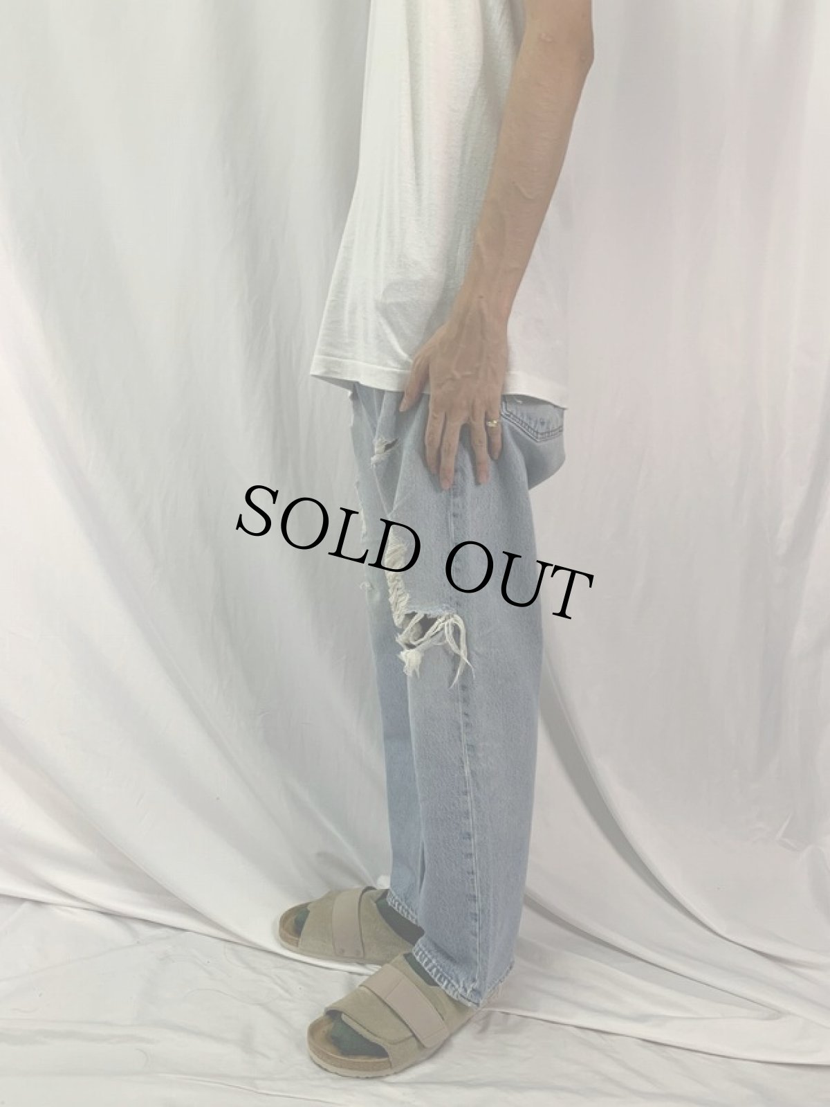 画像3: 90's Levi's 501 USA製 デニムパンツ W35 (3)