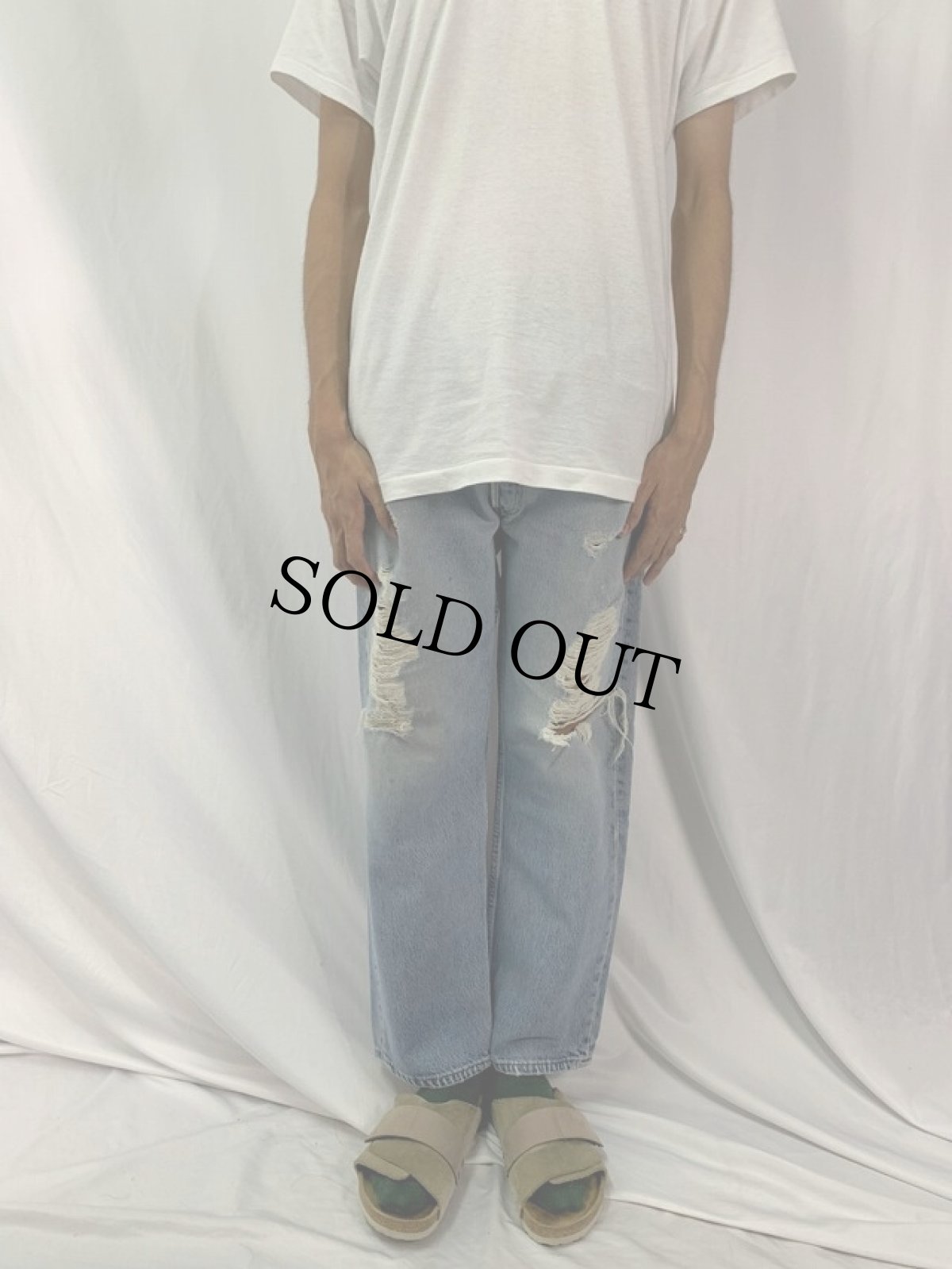 画像2: 90's Levi's 501 USA製 デニムパンツ W35 (2)