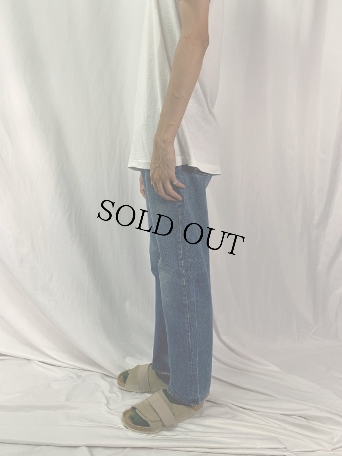 画像3: 80's Levi's 501 USA製 内股シングル デニムパンツ W31 (3)