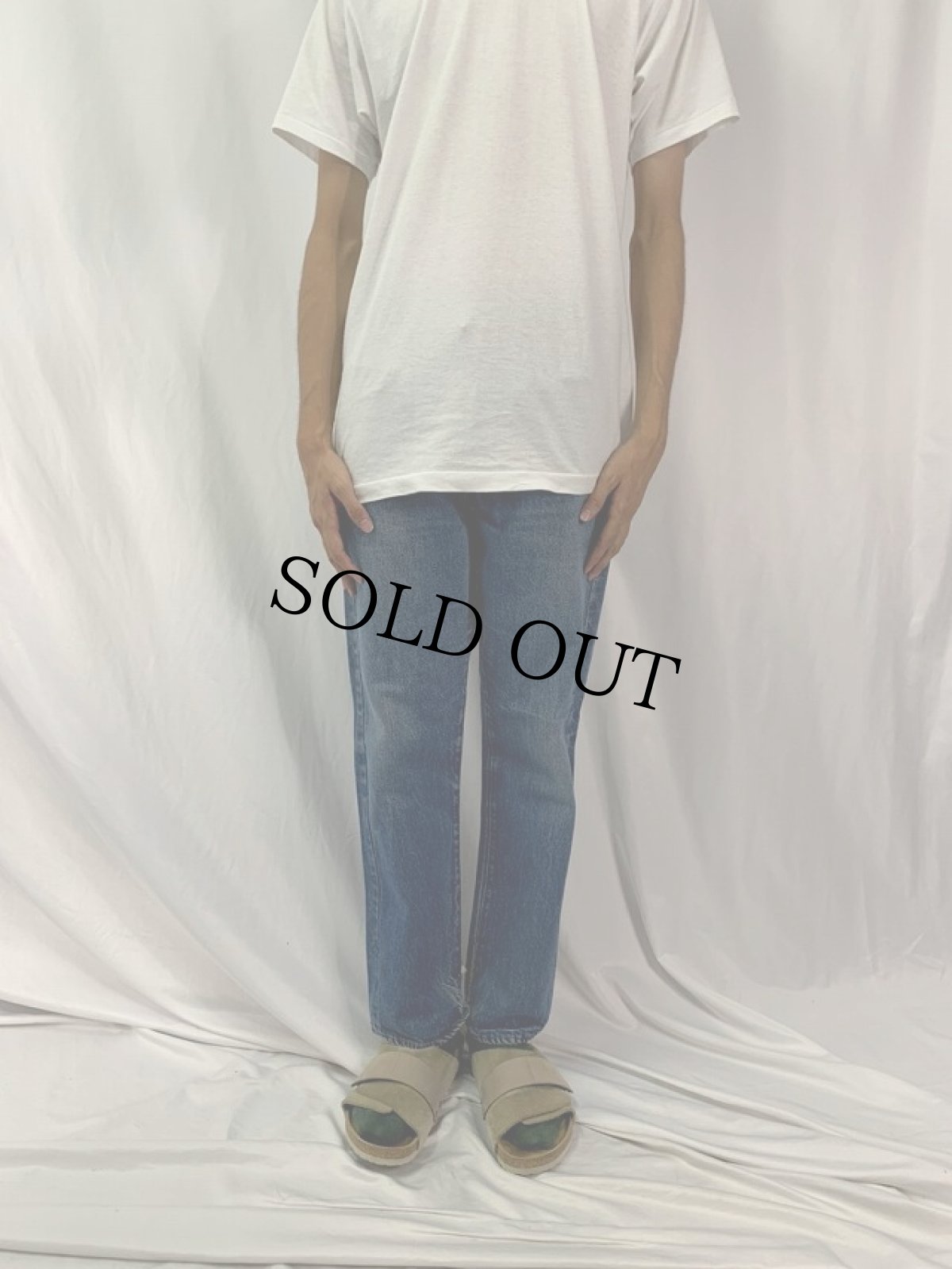 画像2: 80's Levi's 501 USA製 内股シングル デニムパンツ W31 (2)