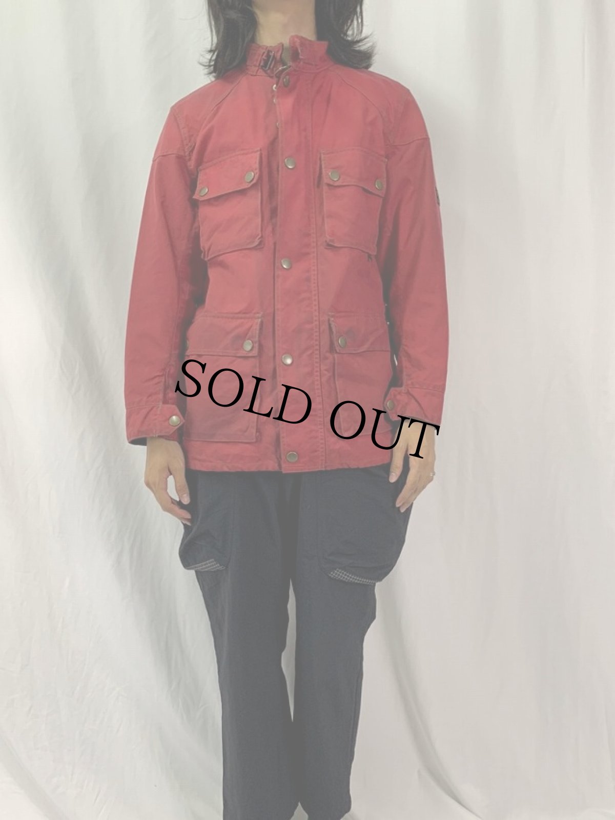 画像2: 90's〜 Belstaff オイルドジャケット M (2)