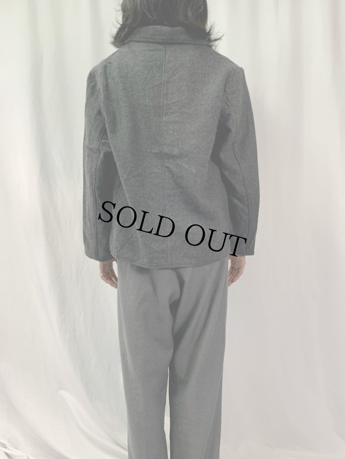 画像2: 50's EURO FRANCE製 ファーマーズジャケット (2)