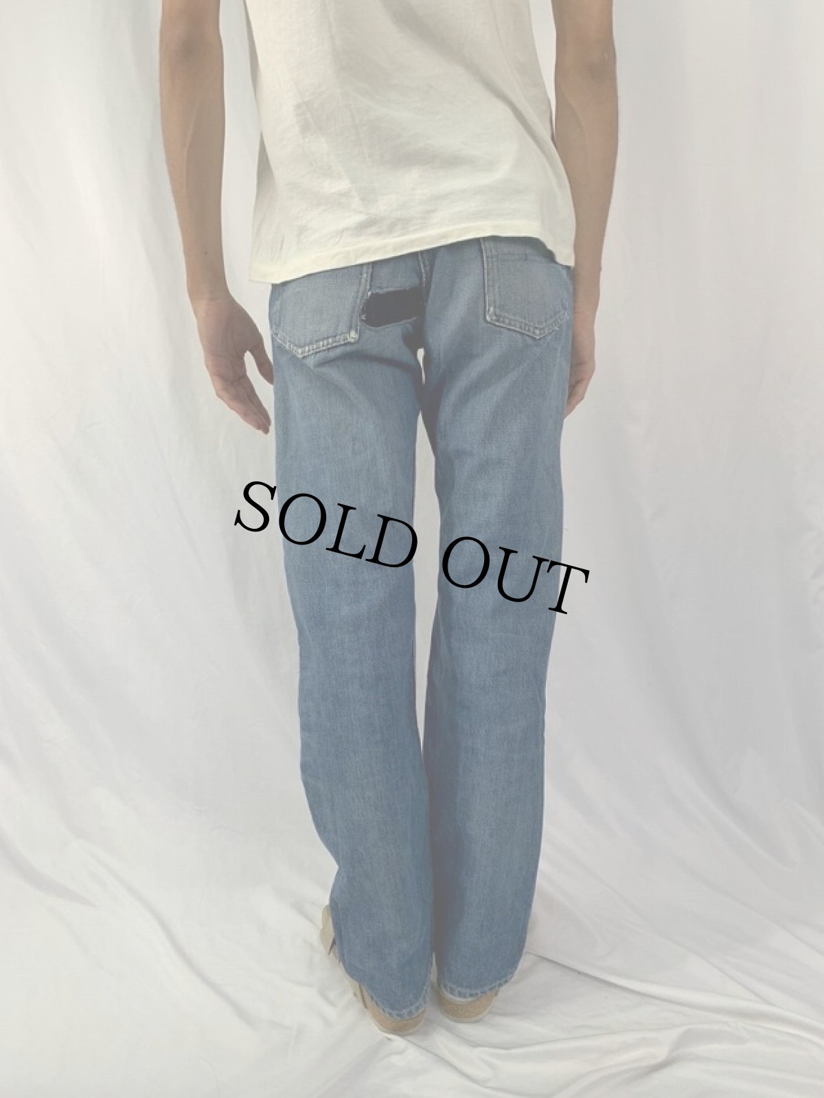 画像8: 【SALE】 60's JCPenney FOREMOST パッチワークデニムパンツ W30 (8)