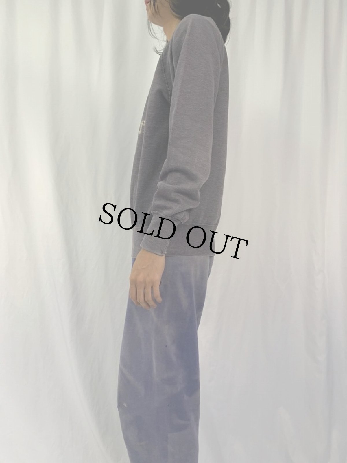 画像3: 60's Champion ランタグ "OHIO UNIVERCITY" ラグランスウェット XL (3)