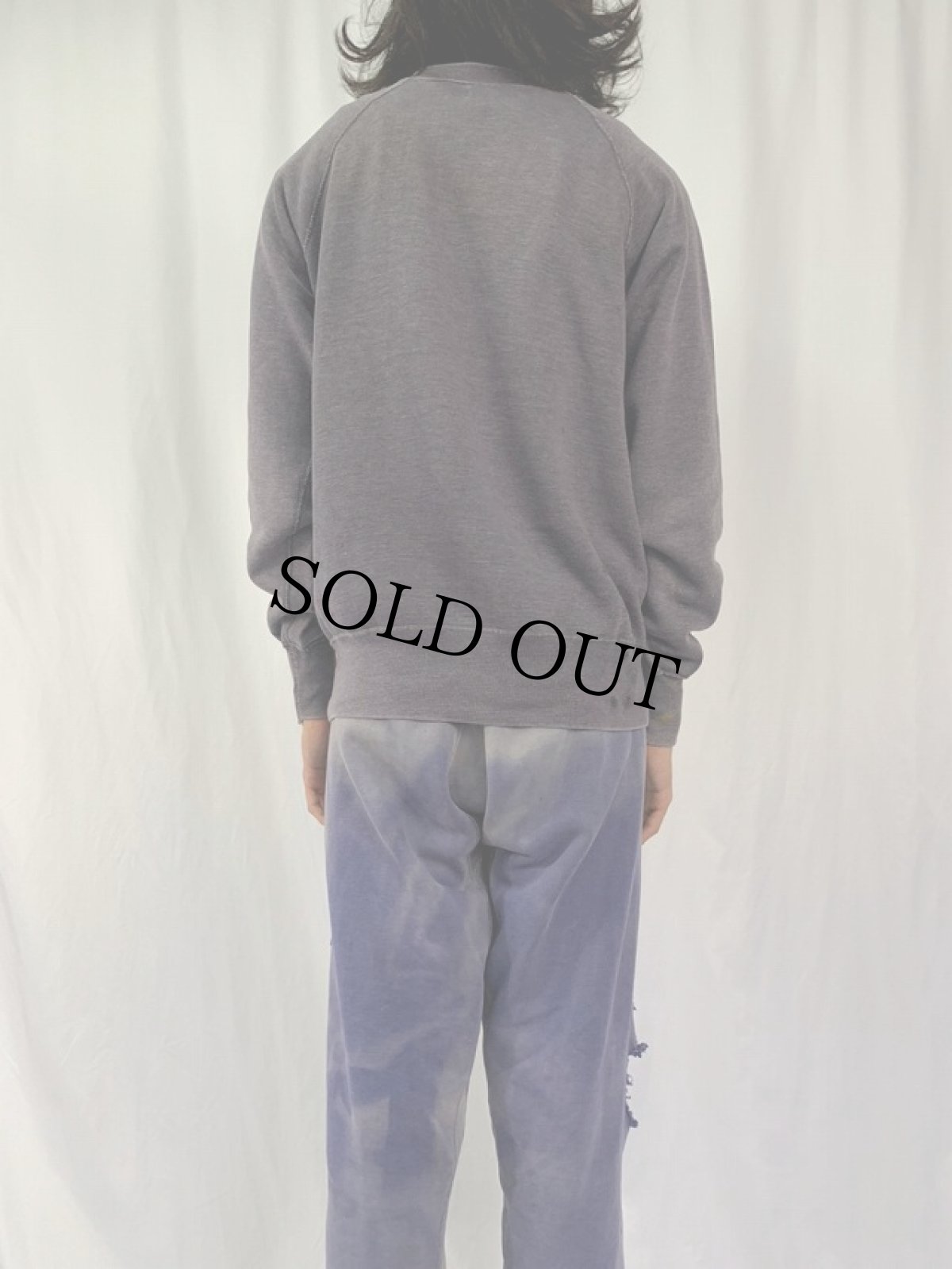 画像4: 60's Champion ランタグ "OHIO UNIVERCITY" ラグランスウェット XL (4)