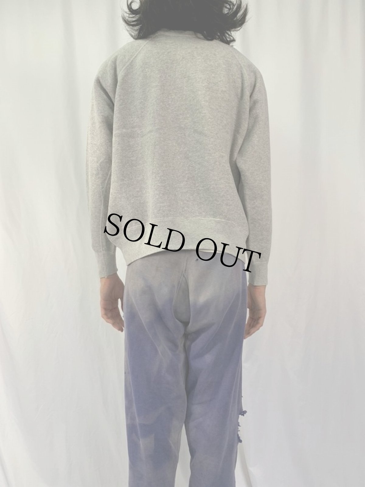 画像4: 60's 無地 ラグランスウェット (4)