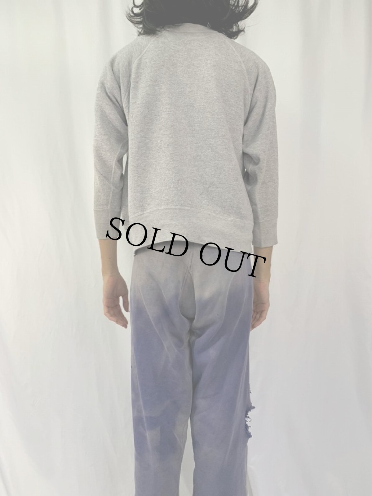 画像6: 60's 無地 ラグランスウェット (6)