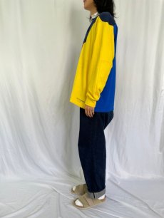 画像3: 90's POLO SPORT Ralph Lauren 切り替えデザイン ラガーシャツ L (3)