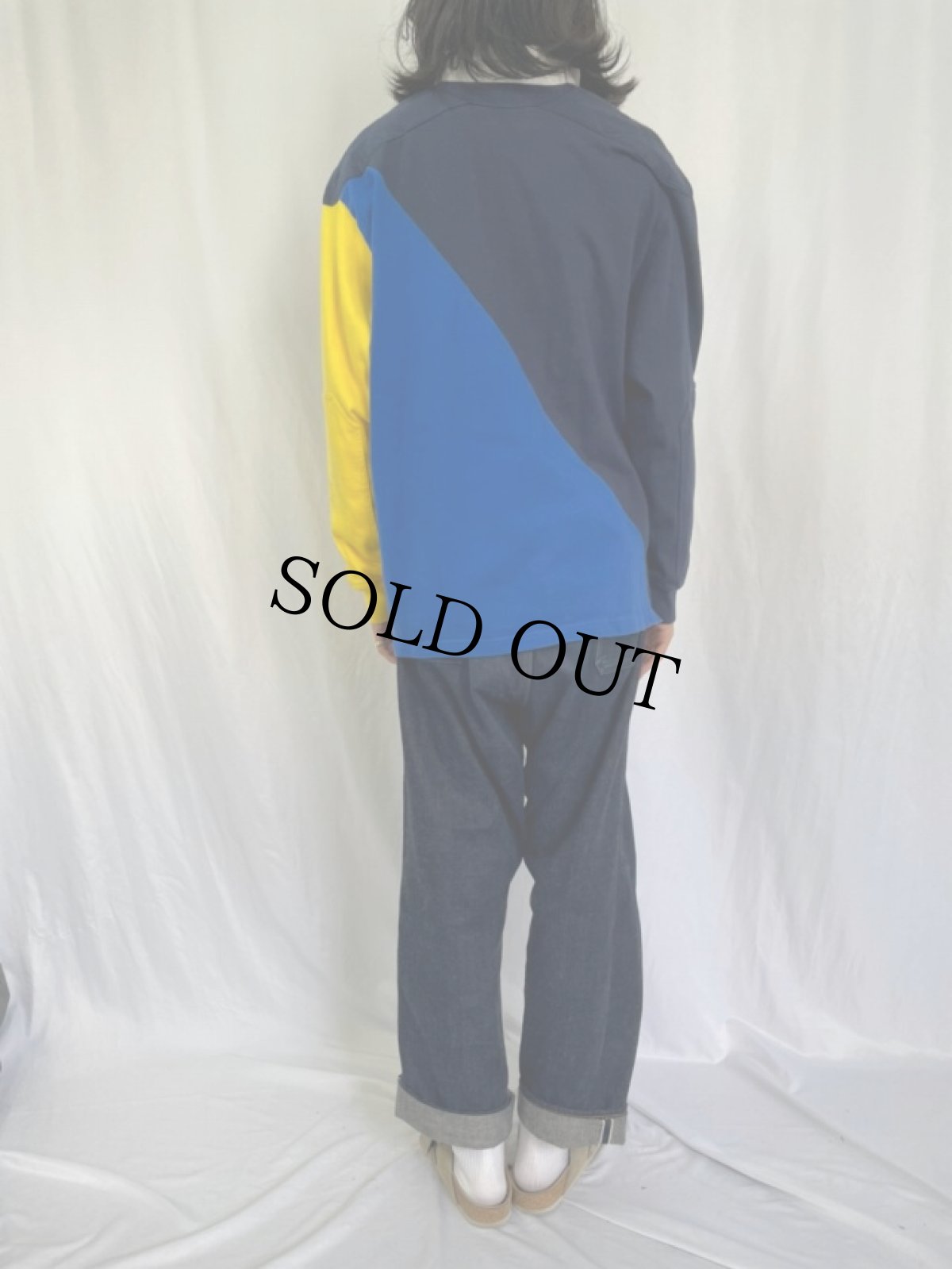 画像4: 90's POLO SPORT Ralph Lauren 切り替えデザイン ラガーシャツ L (4)