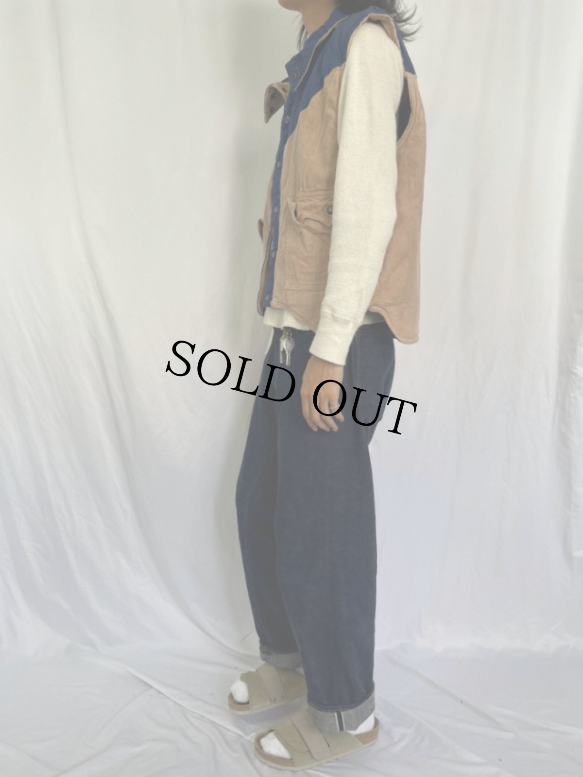 画像4: HI GEAR ウエスタンデザイン 中綿入り リバーシブルベスト L (4)