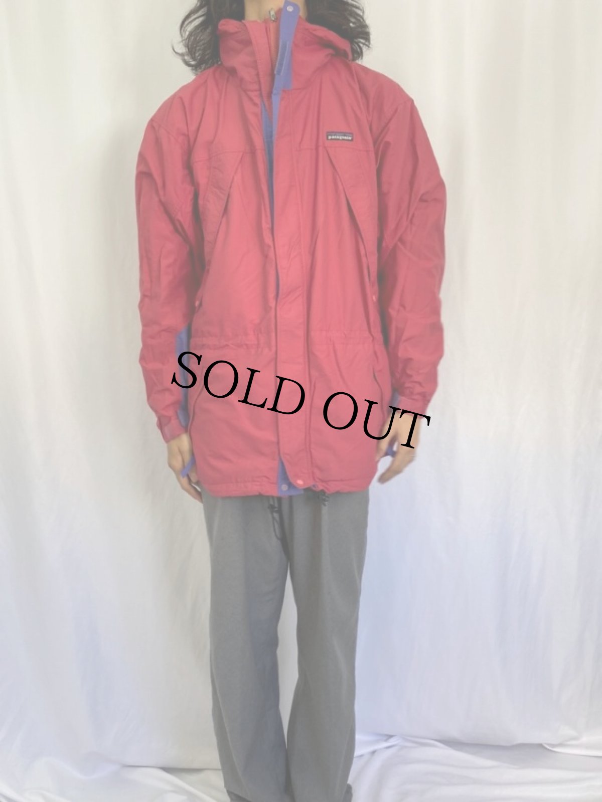 画像2: 90's Patagonia ナイロンストームジャケット L (2)