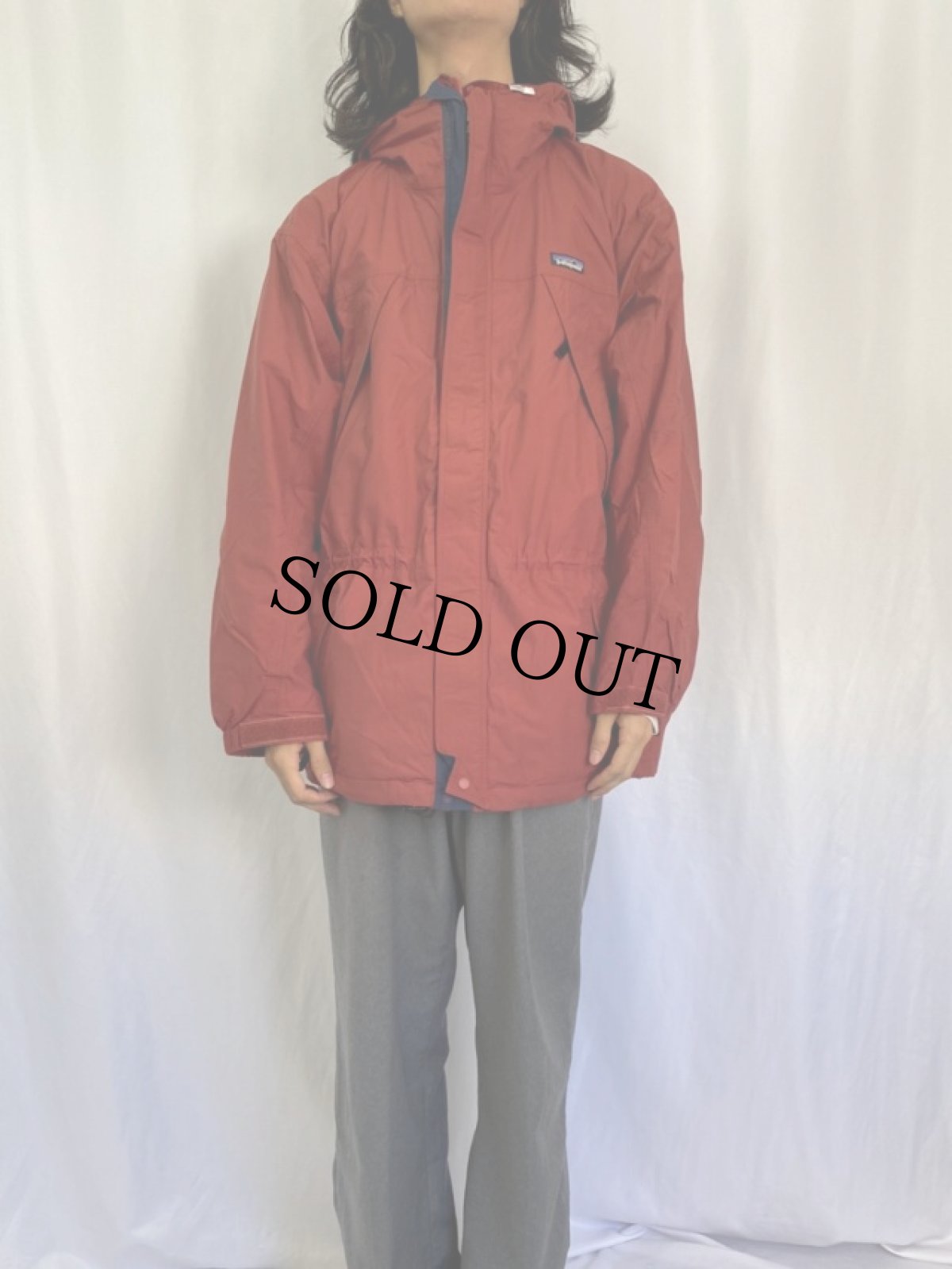 画像2: 90's Patagonia ナイロンストームジャケット L (2)