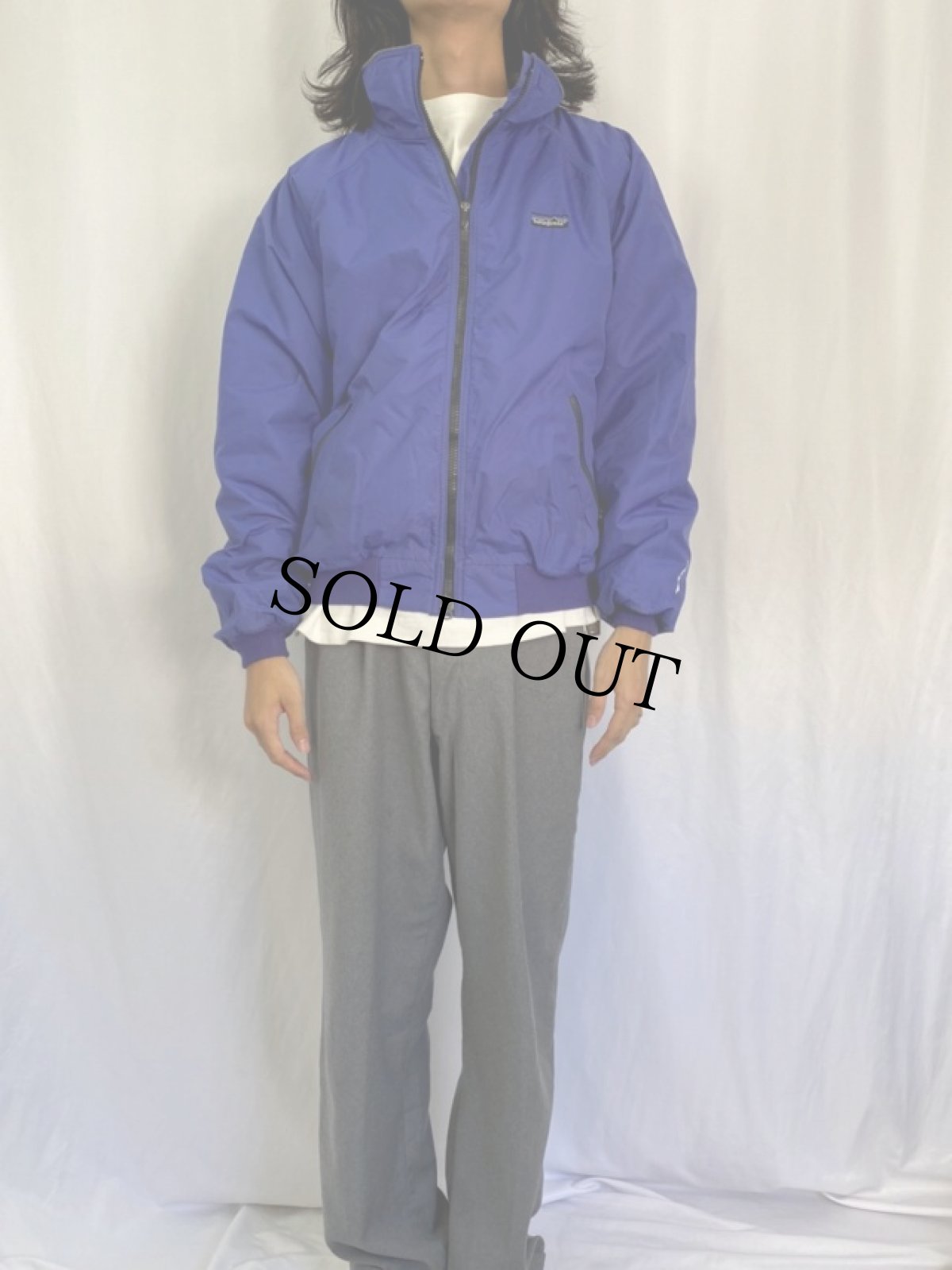 画像2: 80's Patagonia USA製 裏フリース ナイロンジャケット XL (2)