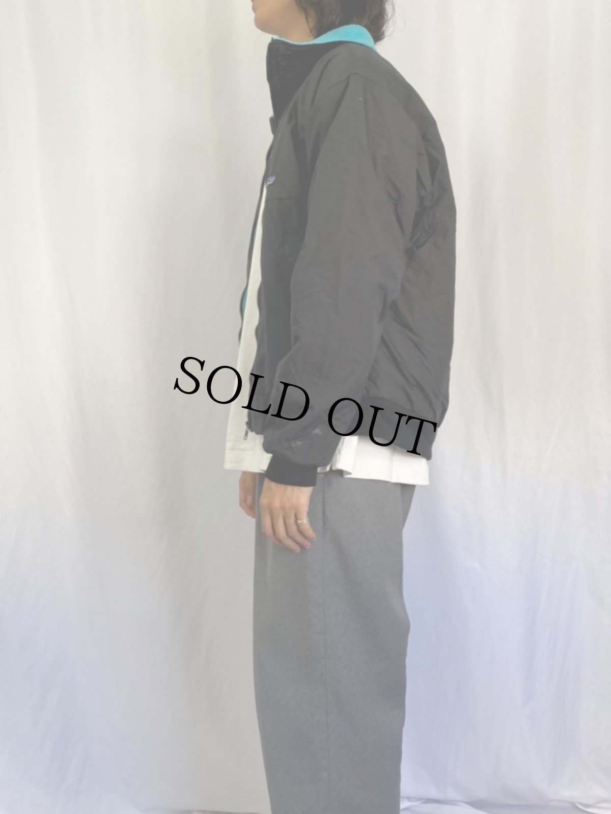 画像3: 80〜90's Patagonia USA製 裏フリース ナイロンジャケット (3)