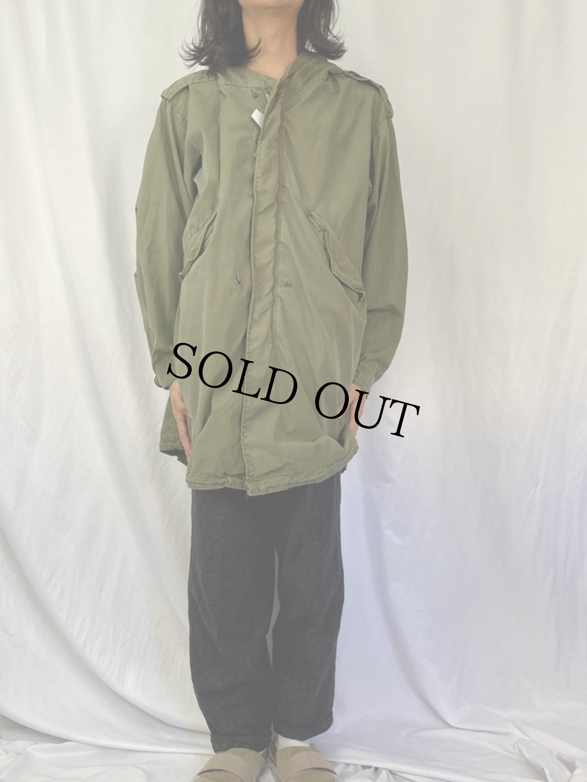 画像2: 50's U.S.ARMY M-51 モッズコート SMALL (2)