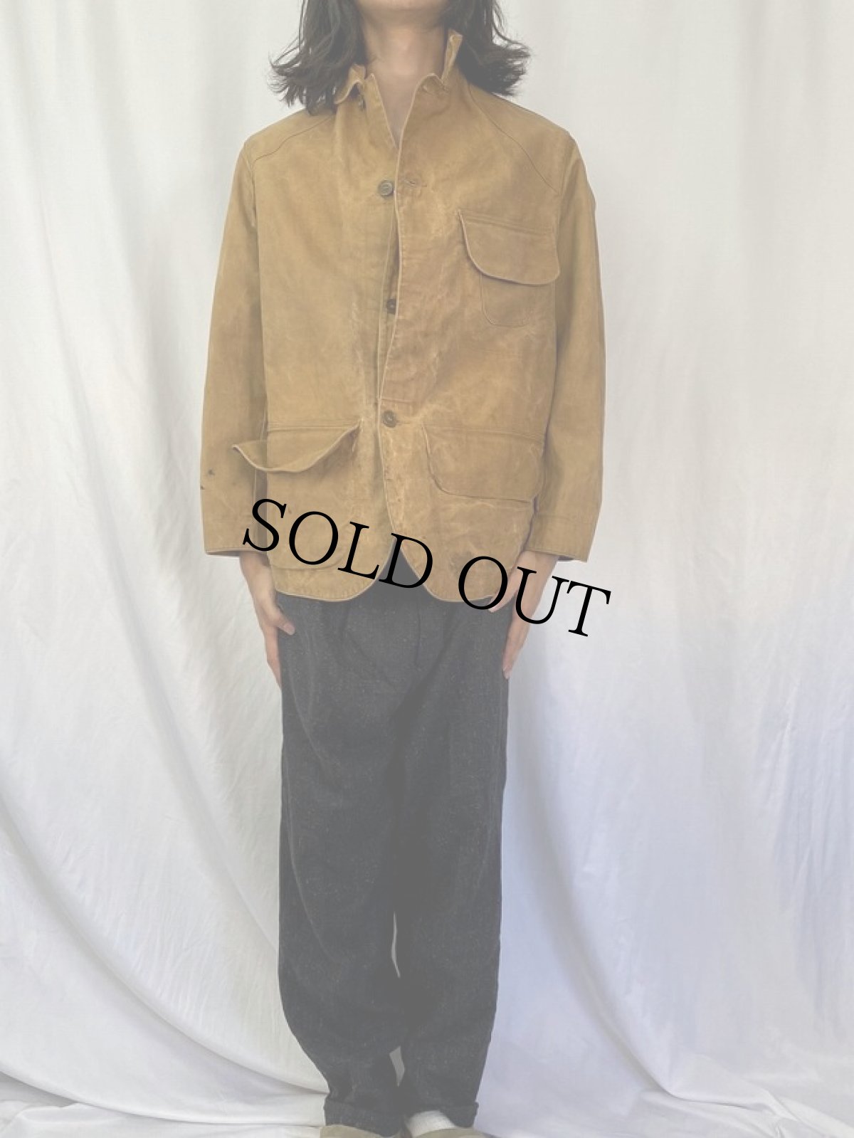 画像2: 30〜40's MOHAWK ダックハンティングジャケット SIZE42 (2)