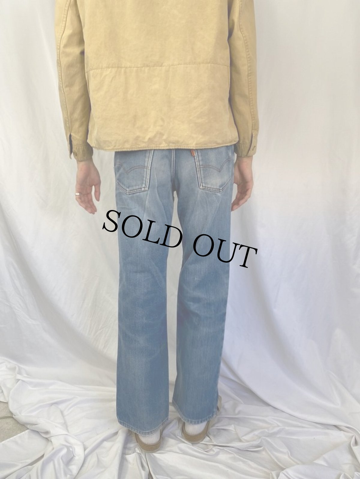 画像4: 80's Levi's 39103-2517 USA製 オレンジタブ ライナー付きデニムパンツ W30 (4)