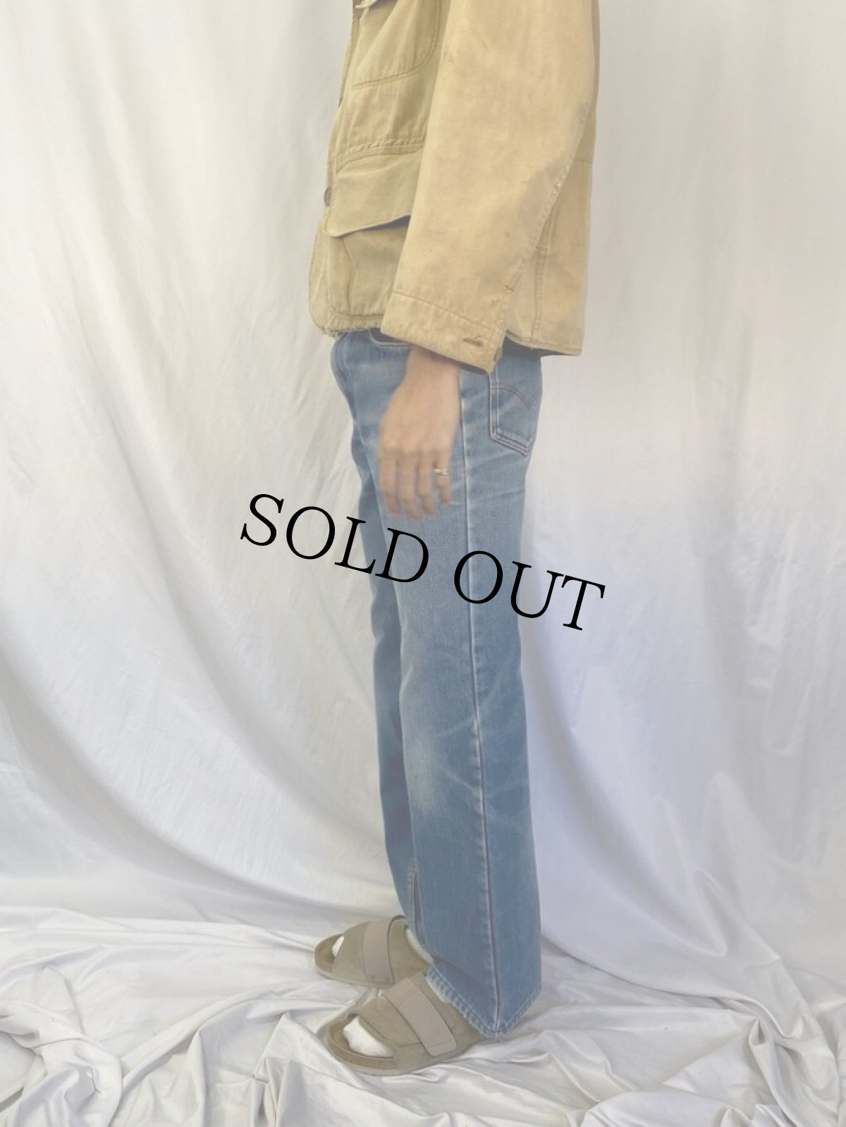 画像3: 80's Levi's 39103-2517 USA製 オレンジタブ ライナー付きデニムパンツ W30 (3)