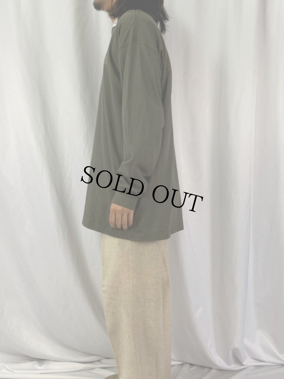 画像3: 90's ALORE USA製 "MTV TIMES SQUARE" ロゴプリントロンT DEADSTOCK XL (3)