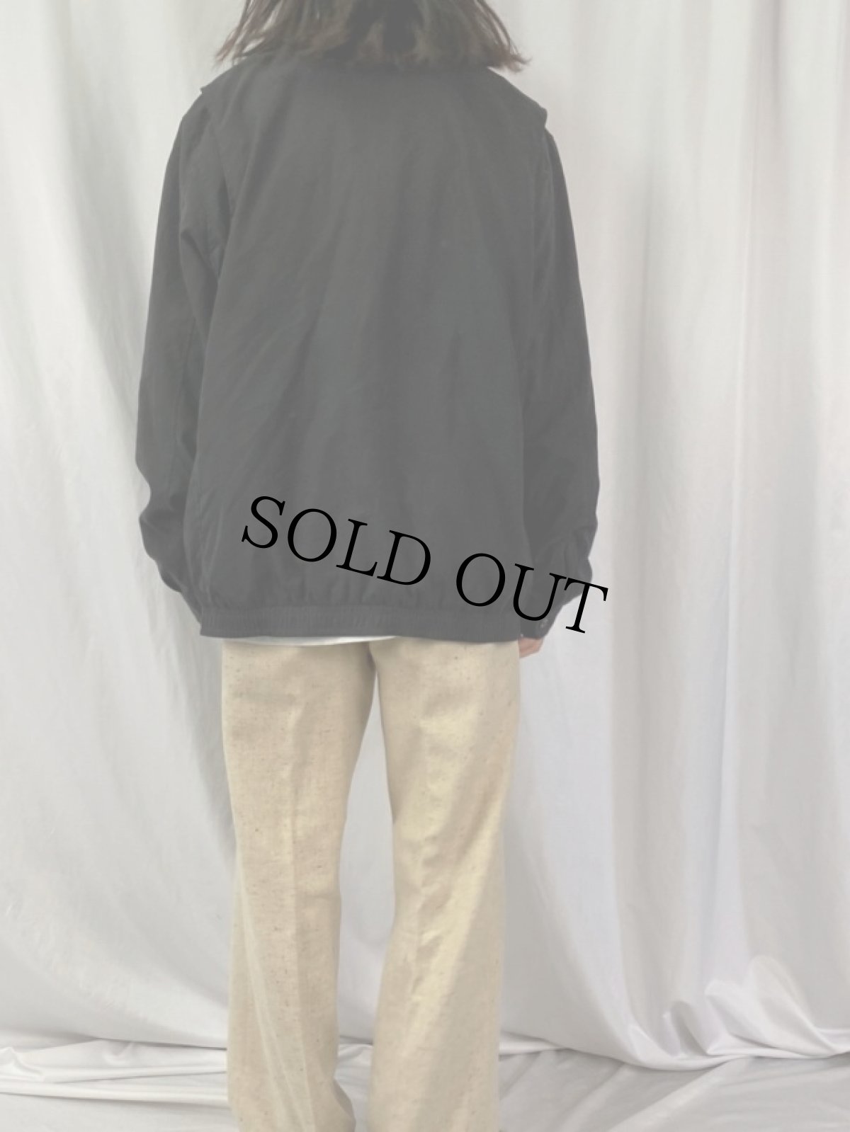 画像4: POLO Ralph Lauren ロゴ刺繍 スウィングトップ XL BLACK (4)