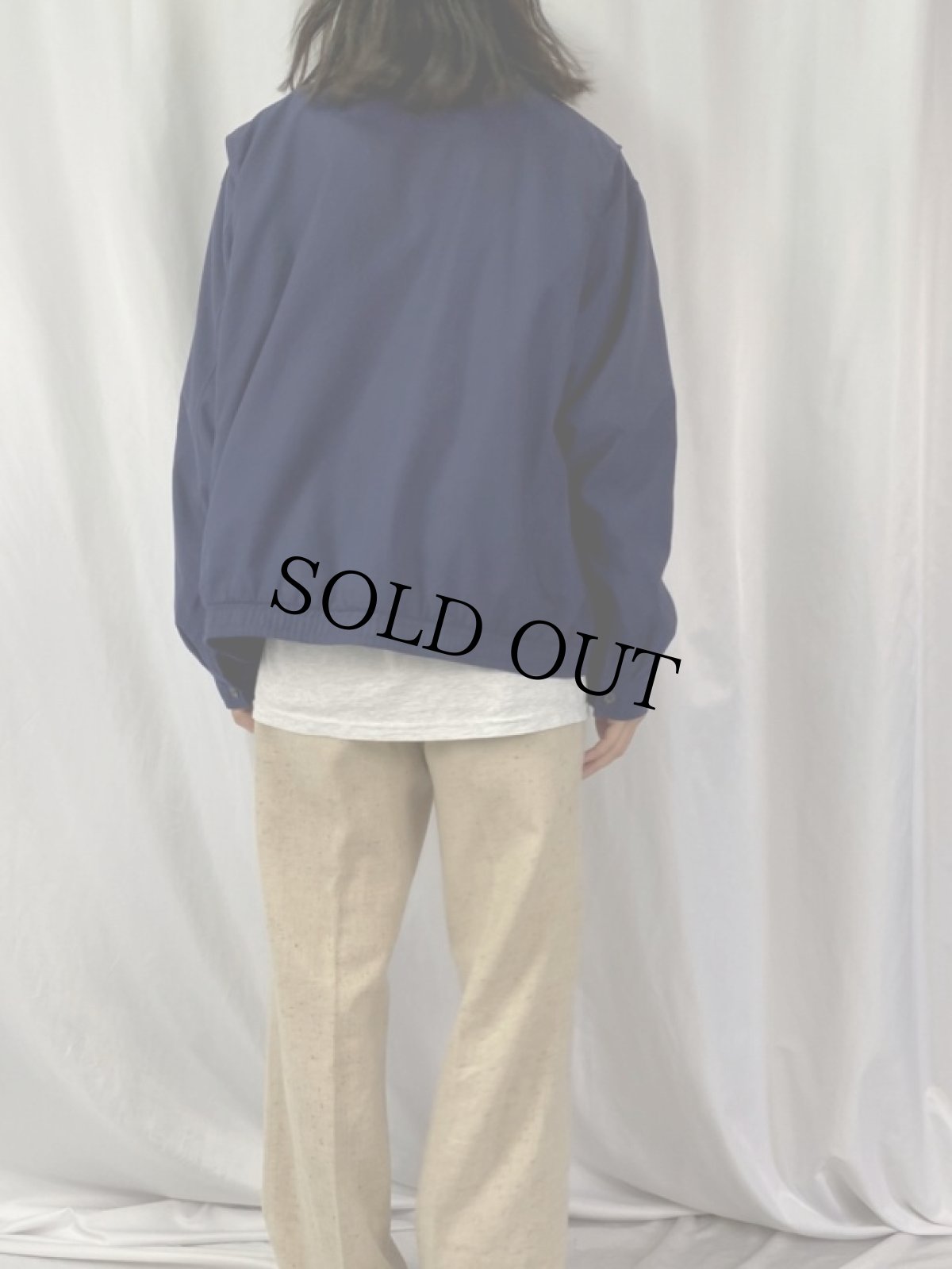 画像4: POLO Ralph Lauren ロゴ刺繍 スウィングトップ XL NAVY (4)