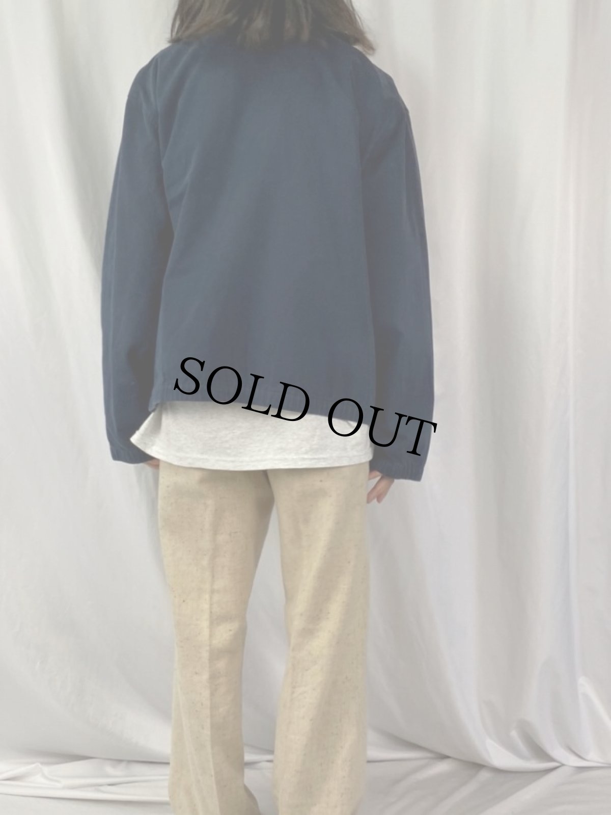 画像4: POLO Ralph Lauren ロゴ刺繍 コットンスウィングトップ XL NAVY (4)