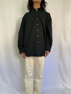 画像2: POLO Ralph Lauren "BLAKE" コットンボタンダウンシャツ XL (2)