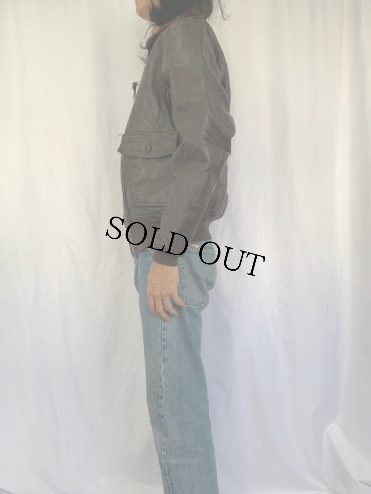 画像3: 60's U.S.NAVY G-1 フライトジャケット 44 (3)