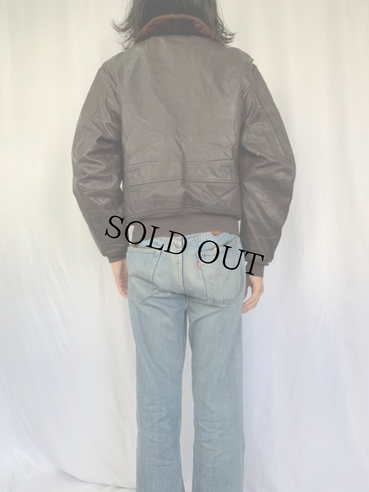 画像4: 60's U.S.NAVY G-1 フライトジャケット 44 (4)