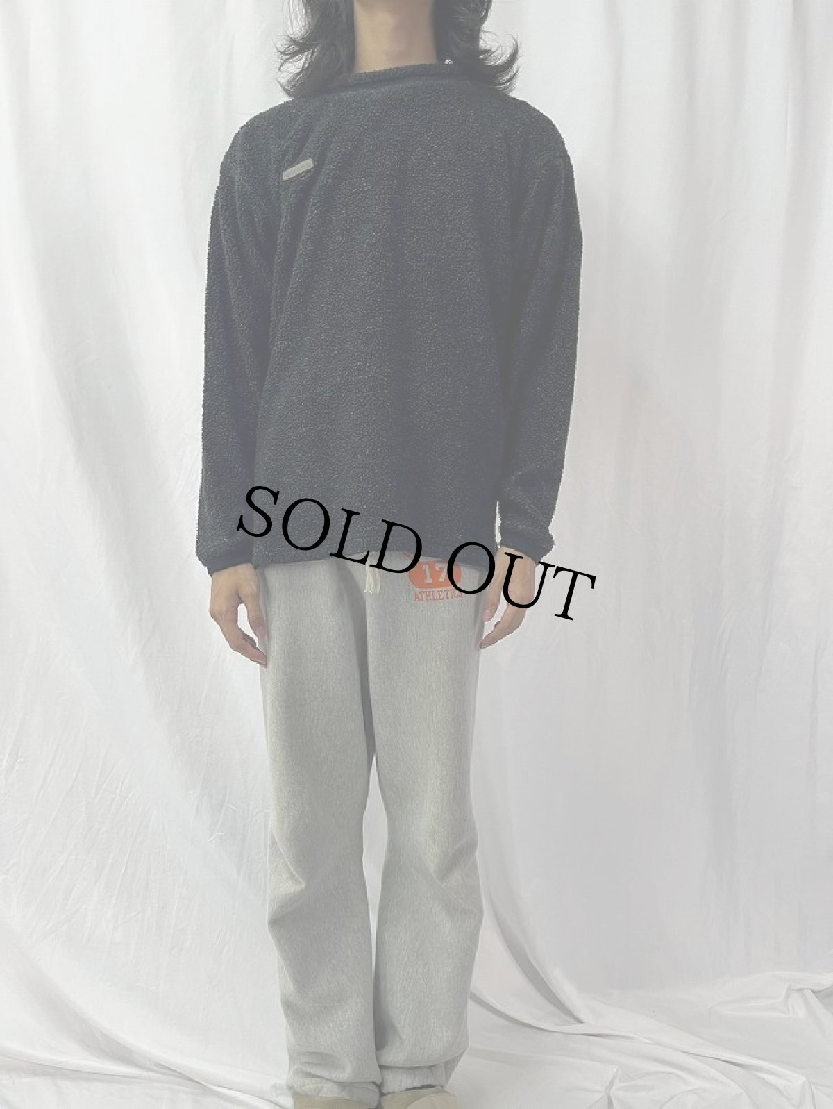 画像2: 90's Columbia USA製 フリーススウェット L (2)