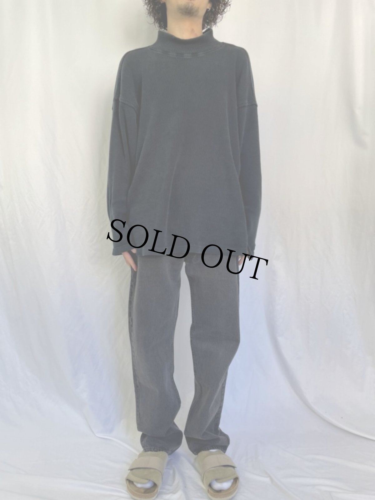 画像2: 90's Levi's 501 USA製 ブラックデニムパンツ W35 (2)