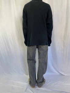 画像4: 90's Levi's 501 USA製 ブラックデニムパンツ W34 (4)