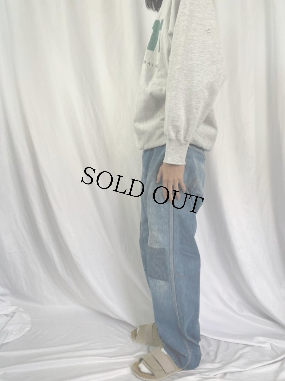 画像3: 50〜60's BIGMAC デニムペインターパンツ W34 (3)