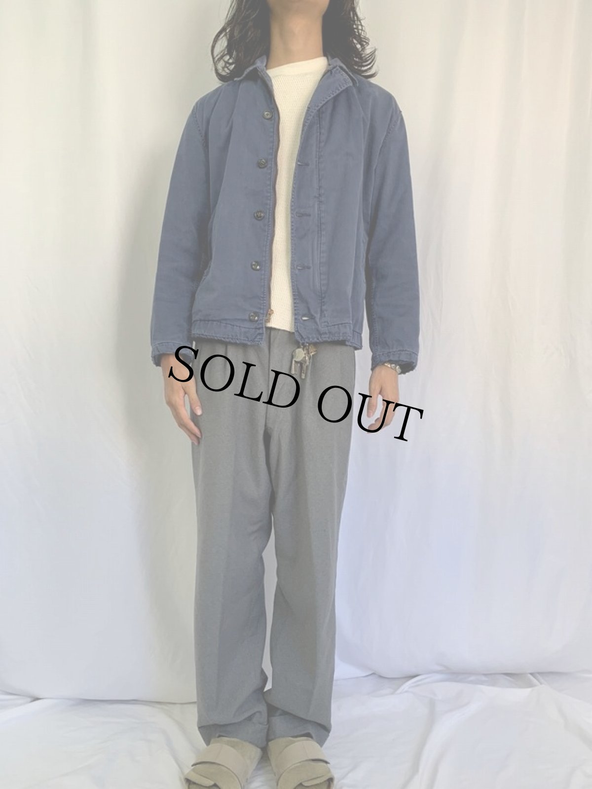 画像2: 60's U.S.NAVY ユーティリティジャケット (2)