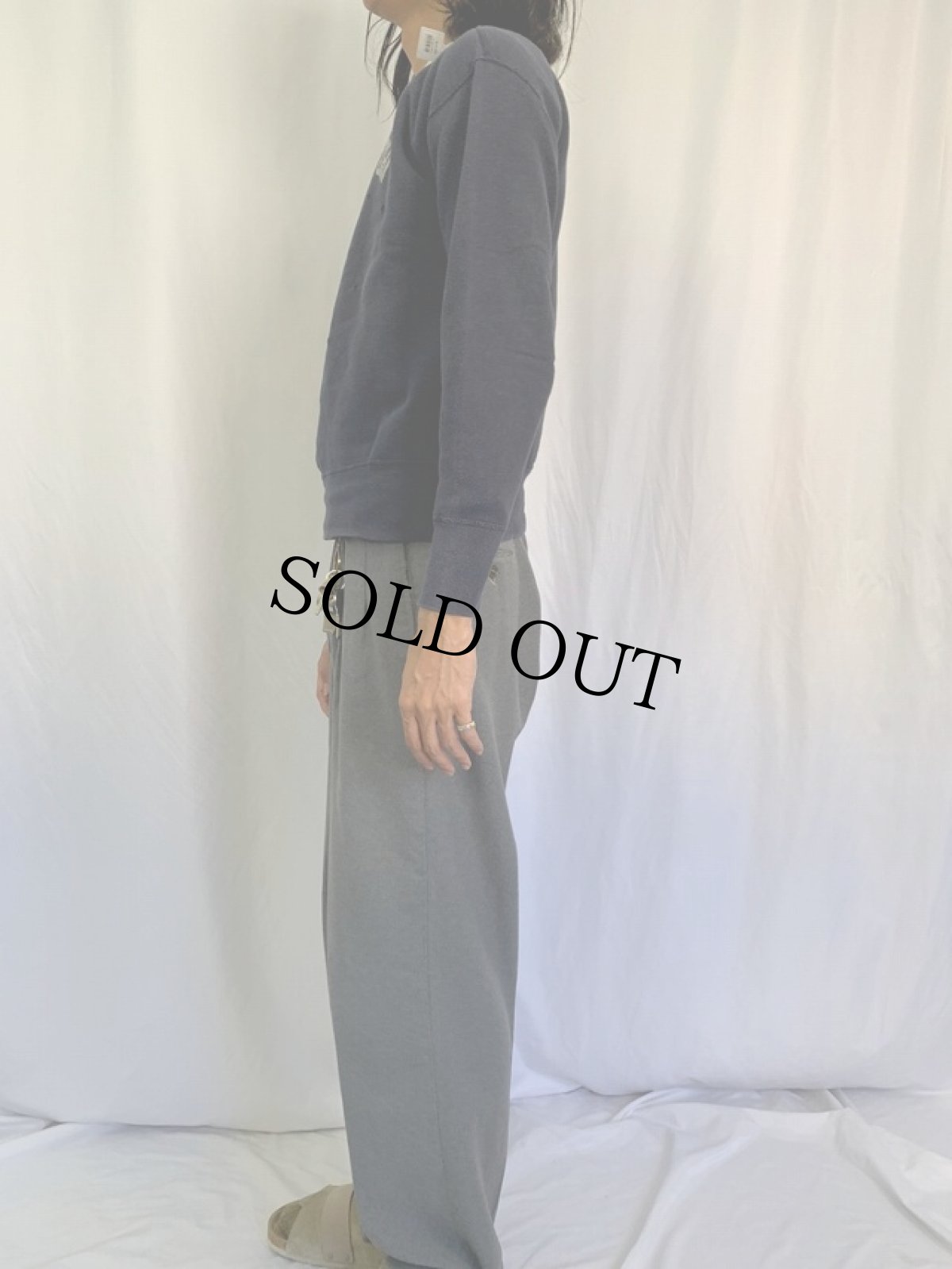 画像3: 60's Champion ランタグ "SIGMA IOTA CHI" フロッキープリント スウェット M (3)