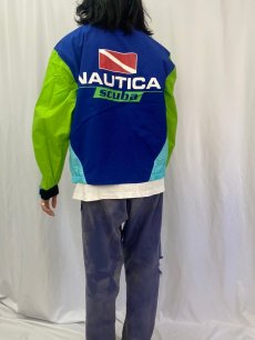 画像5: 90's nautica "NAUTICA SCUBA" ナイロンジャケット L (5)