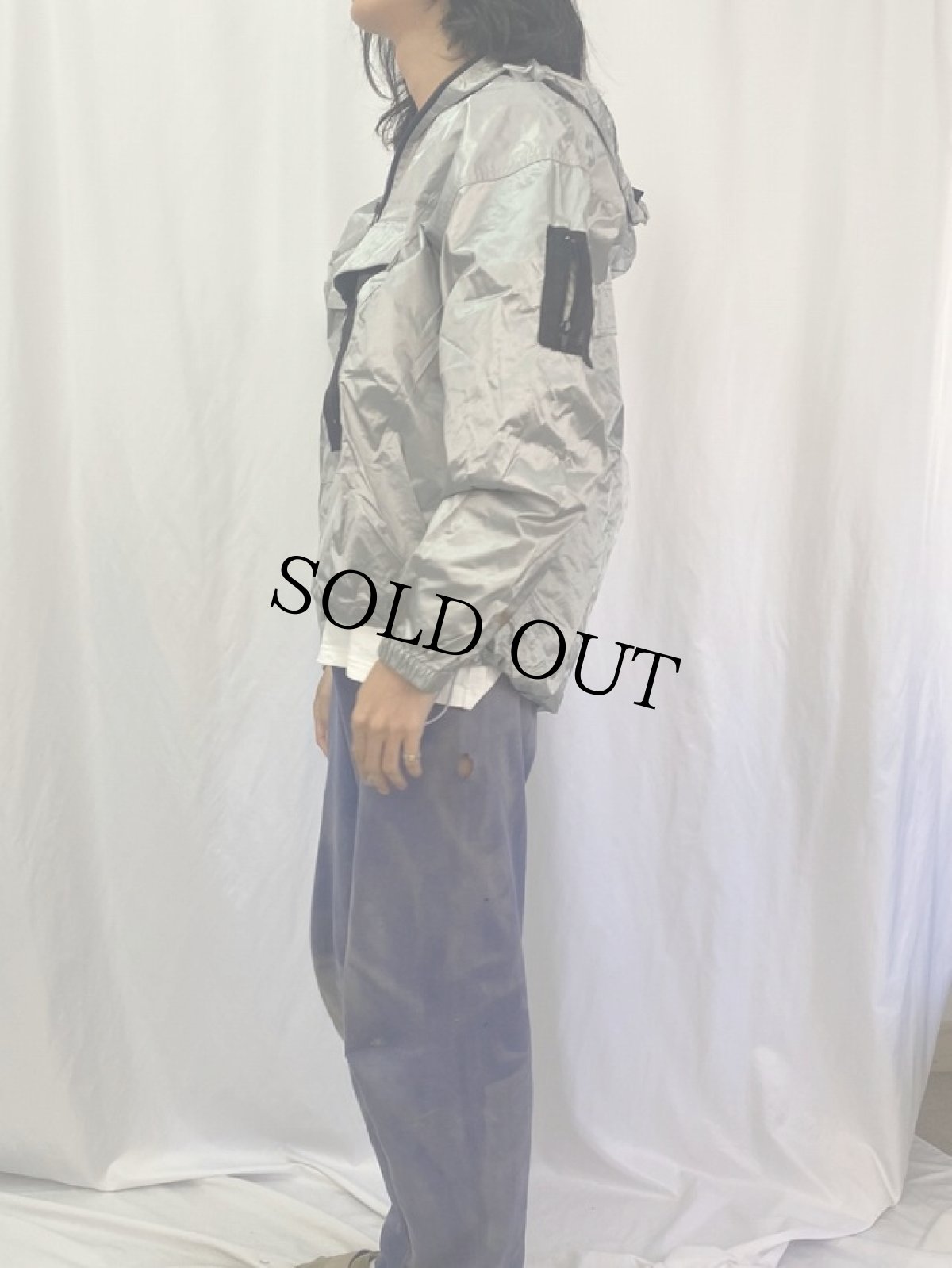 画像3: ARIZONA JEAN Co. ナイロンアノラックパーカー L (3)