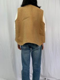 画像4: 80〜90's Carhartt ボアライナー ダックベスト XL (4)