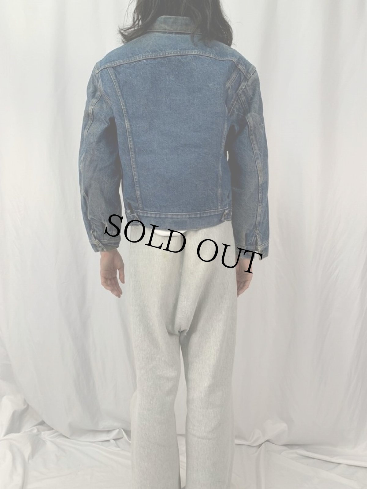 画像4: 70's Levi's 70505-0317 ブランケットライナー デニムジャケット SIZE42 (4)