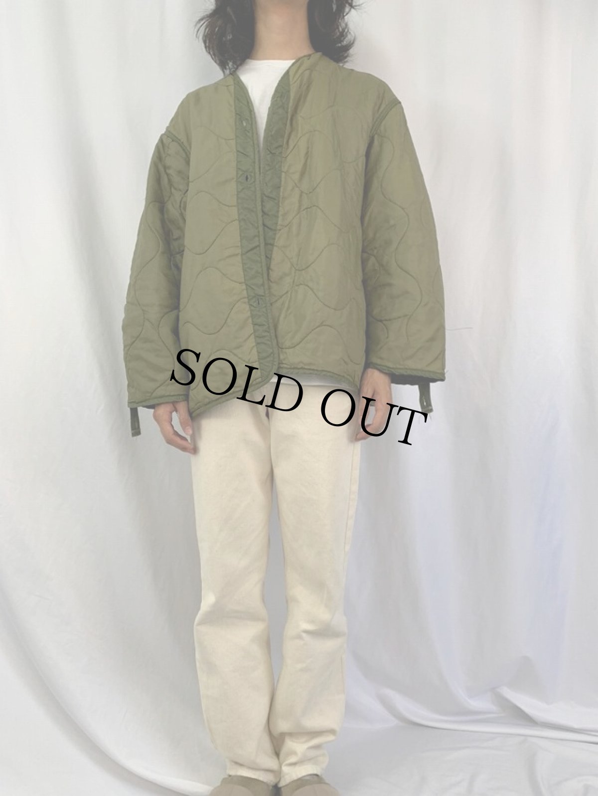 画像2: U.S.ARMY キルティングライナージャケット (2)