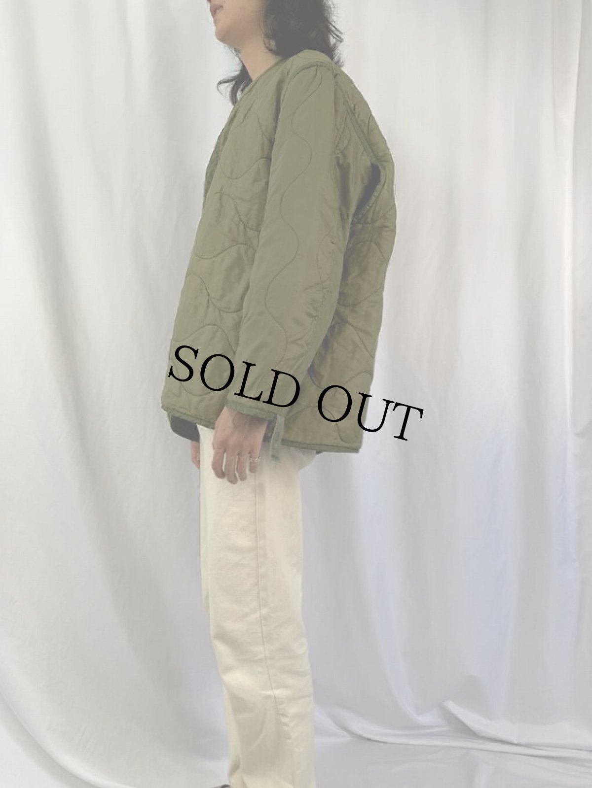 画像3: U.S.ARMY キルティングライナージャケット (3)