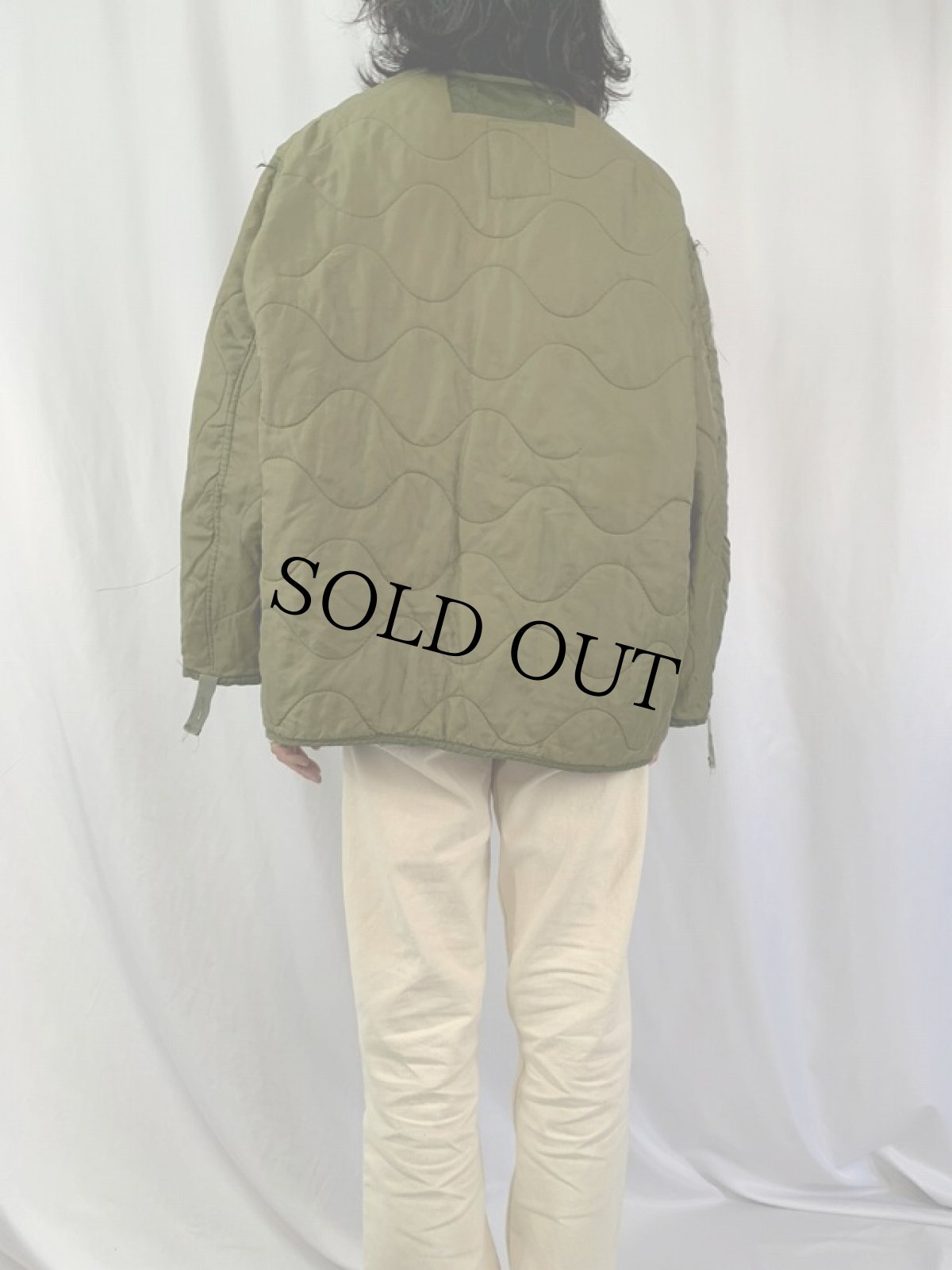 画像4: U.S.ARMY キルティングライナージャケット (4)