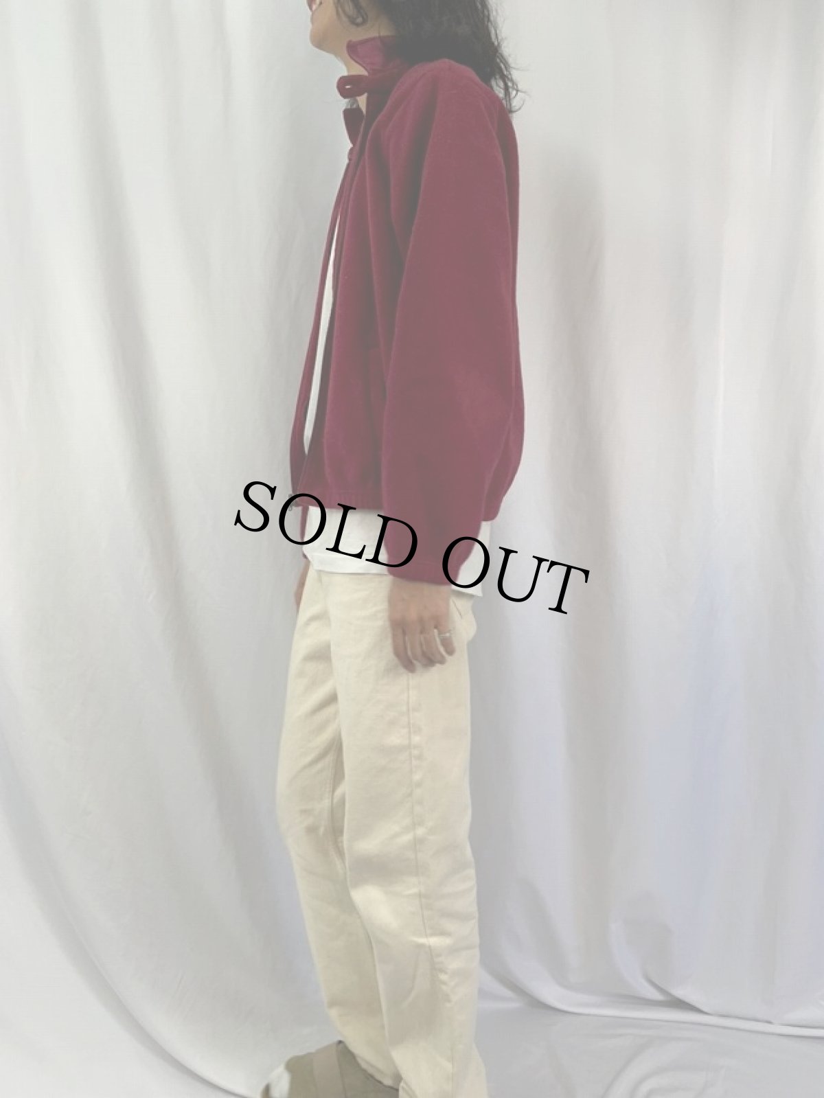 画像3: POLO Ralph Lauren ロゴ刺繍 フリーススウィングトップ XL (3)