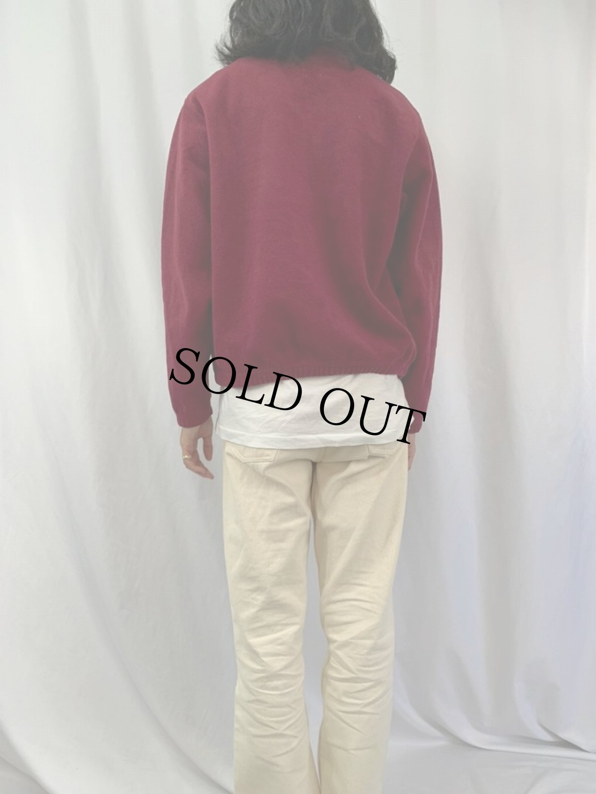 画像4: POLO Ralph Lauren ロゴ刺繍 フリーススウィングトップ XL (4)