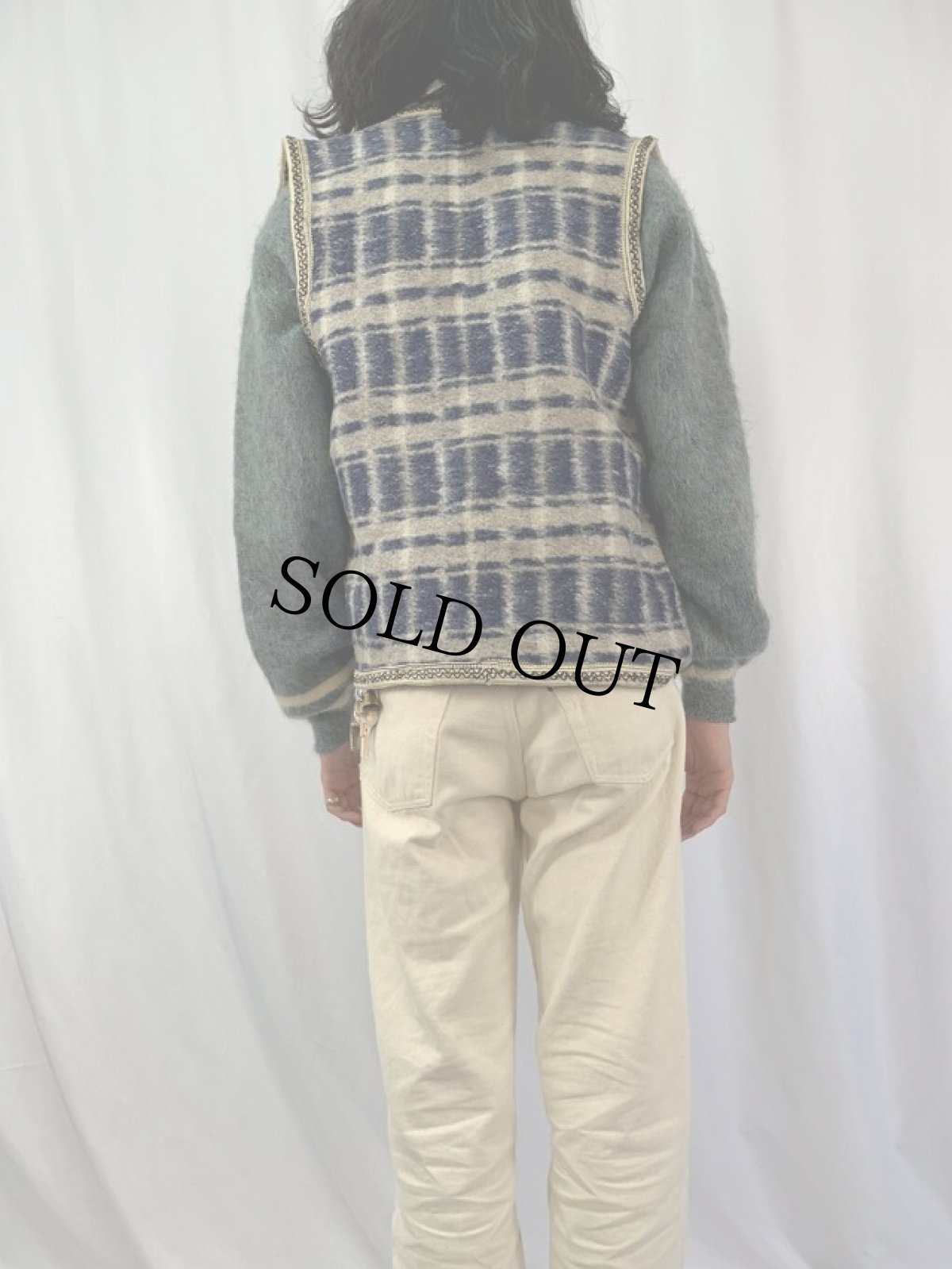 画像4: チェック柄 ベスト (4)