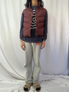 画像2: 70's Woolrich コットン×ポリエステル ダウンベスト L (2)