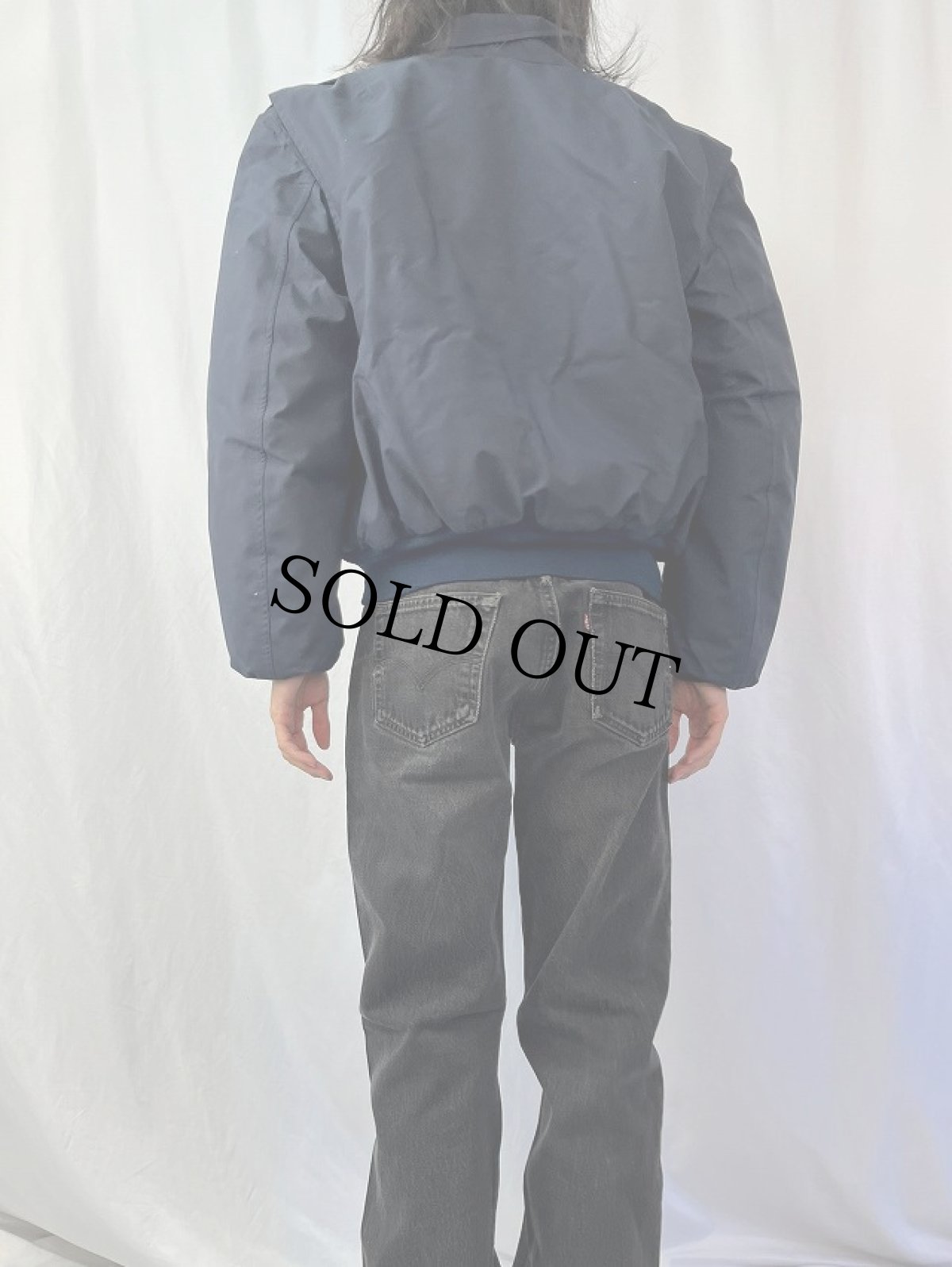 画像4: 90's U.S.COAST GUARD セキュリティポリスジャケット X-LARGE (4)