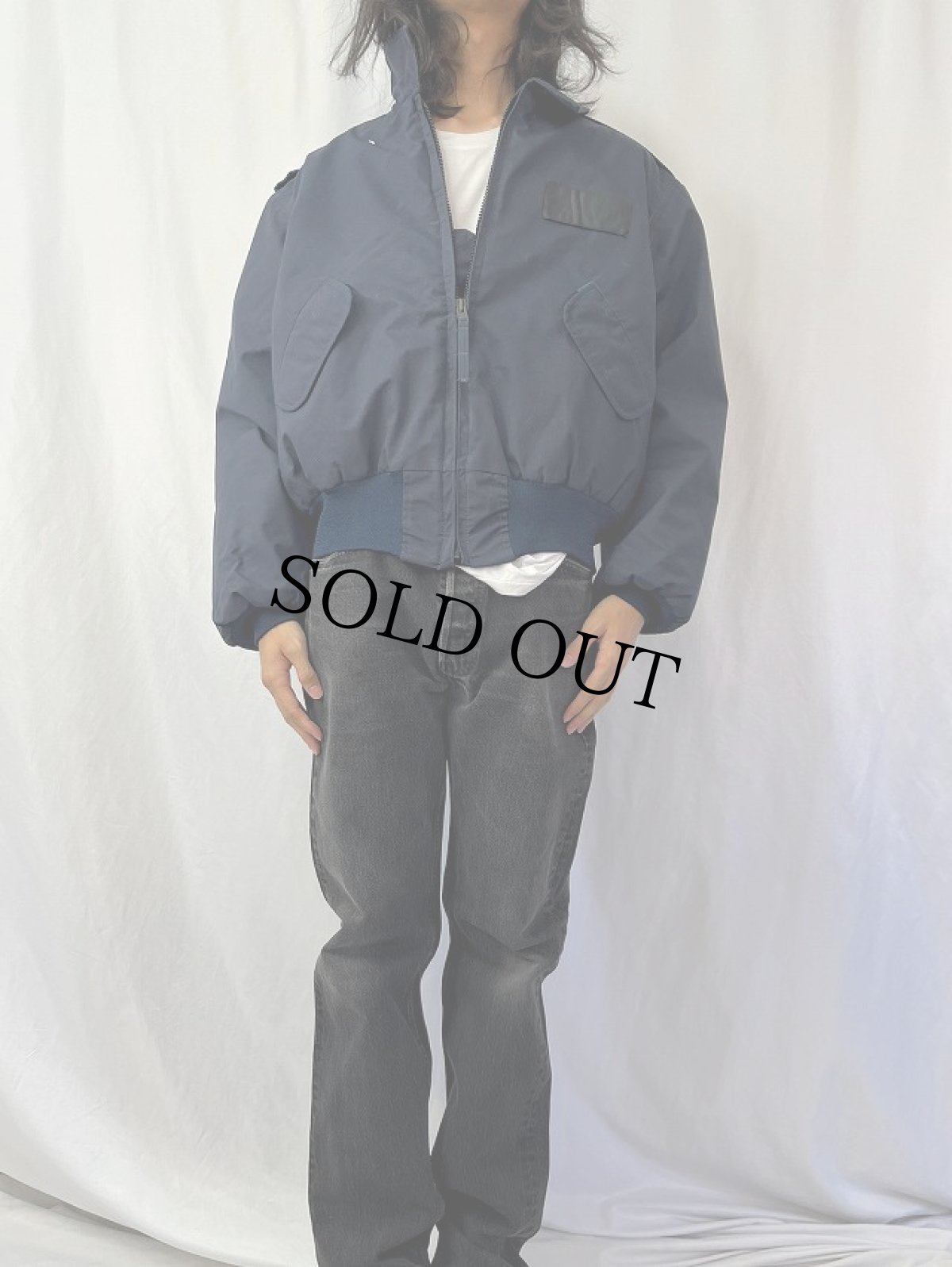 画像2: 90's U.S.COAST GUARD セキュリティポリスジャケット X-LARGE (2)