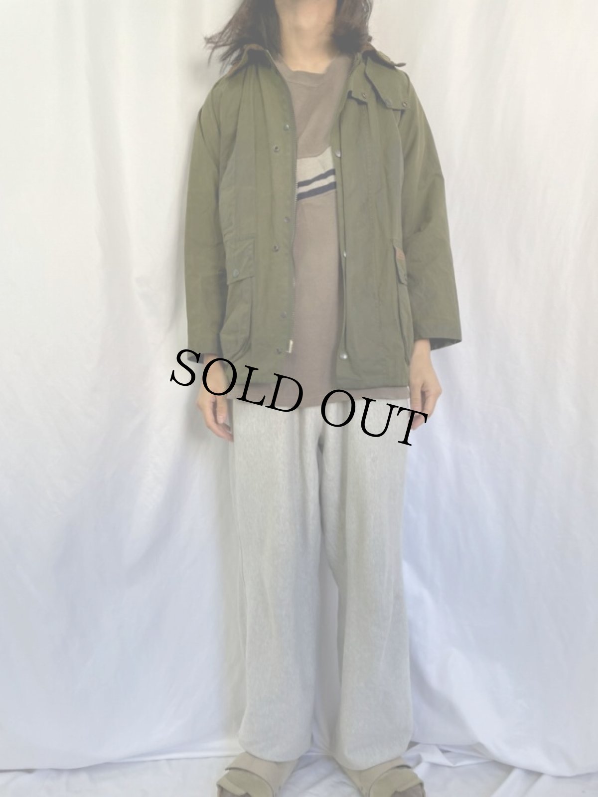 画像2: OPENAIR オイルドジャケット XXS (2)